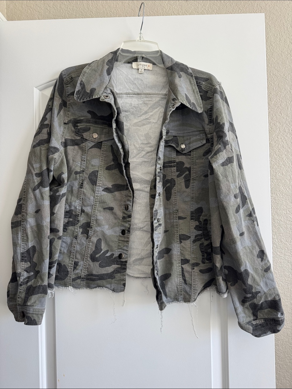 Umgee Gray Camouflage Jacket